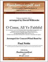 O Come, All Ye Faithful Concert Band sheet music cover